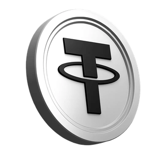 Gráfica de la moneda Tether USDT en la sección de información de la plataforma
